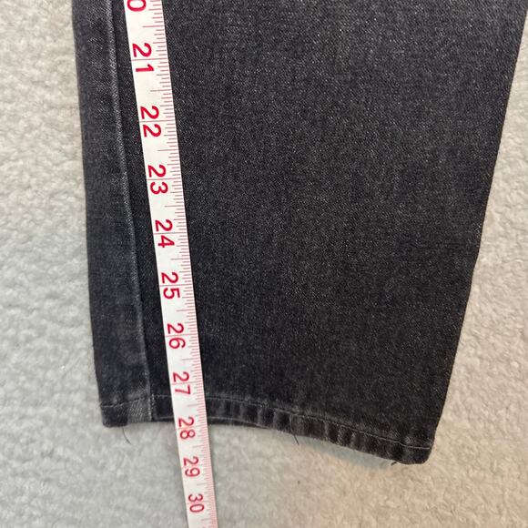 Vintage 80's Gitano Jeans Black Denim High Rise Tapered Fit Size 5/6 JR Retro - Picture 7 of 9
